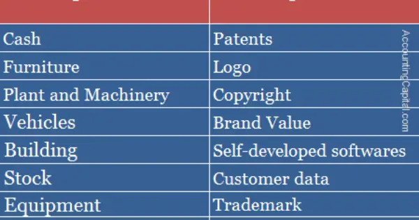 Difference Between Tangible And Intangible Assets With Examples 4592