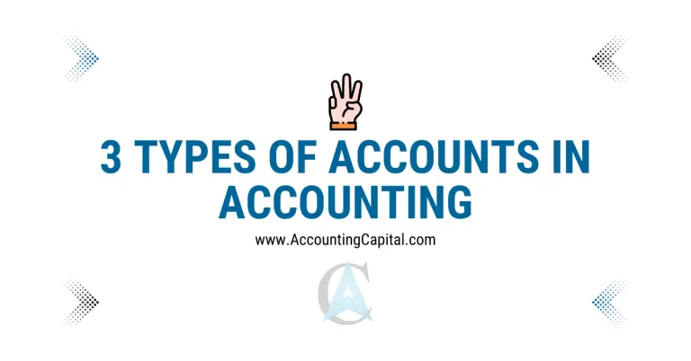 What are the Three Types of Accounts?